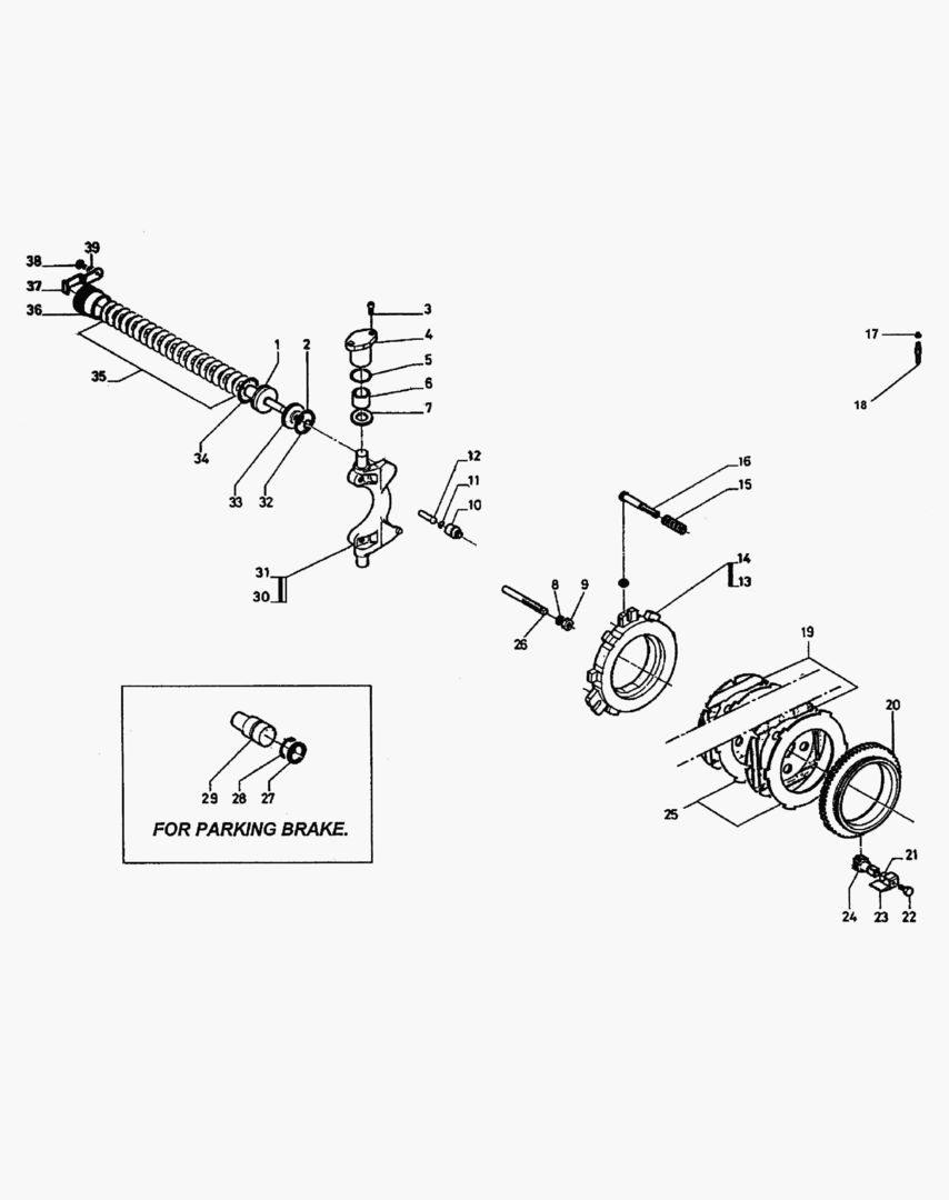 ТОРМОЗ ПЕРЕДНЕГО МОСТА