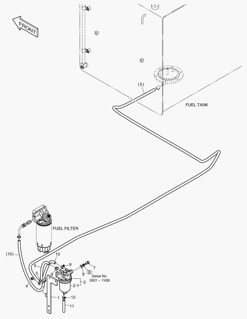 7180 ADDITIONAL WATER SEPARATOR ASS`Y [7069~7489]