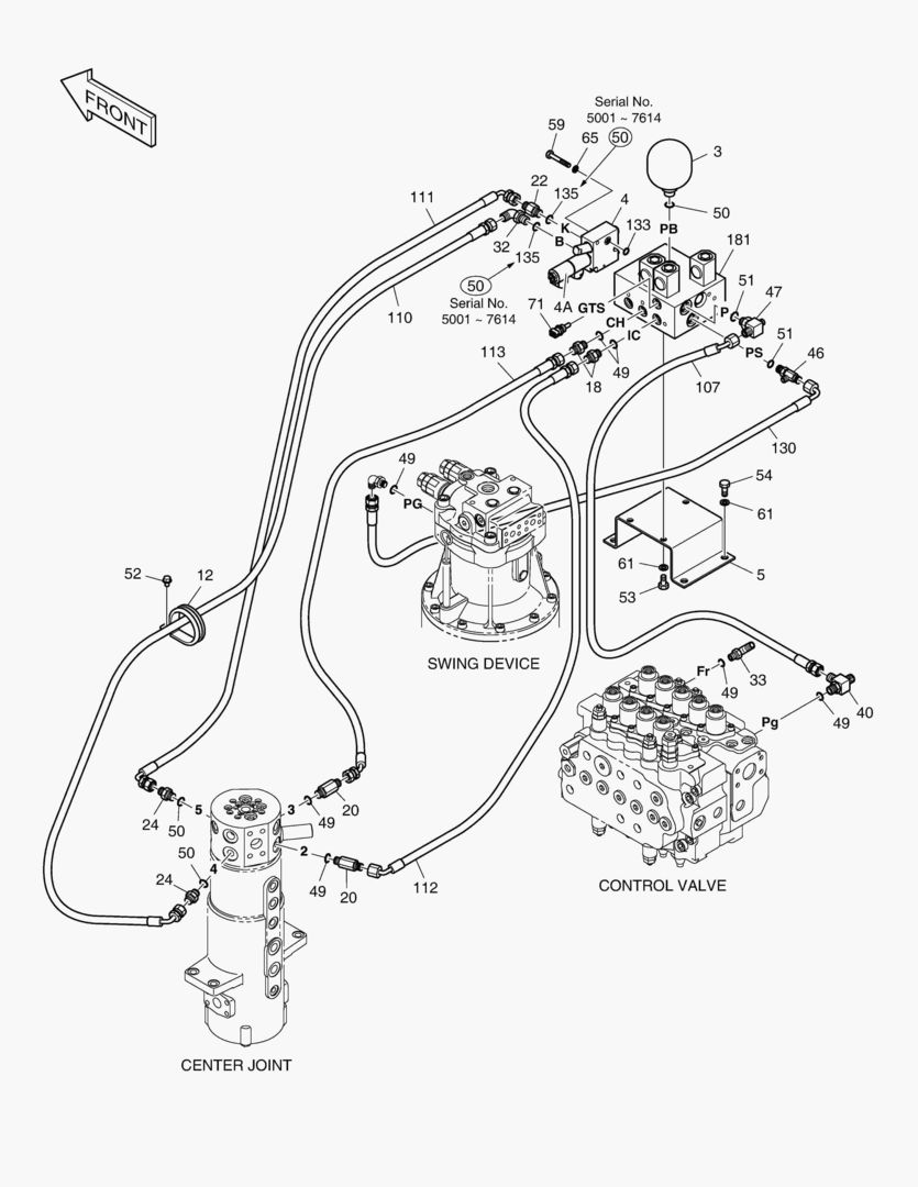 ТРУБОПРОВОД СЕРВОУПРАВЛЕНИЯ(5)