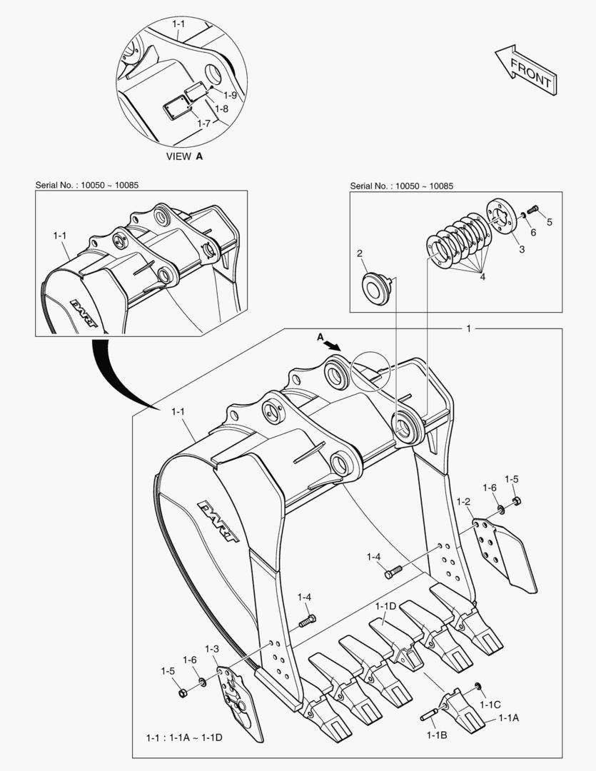 6960 BUCKET ASS`Y - 1.79mВі(57`) - H.D