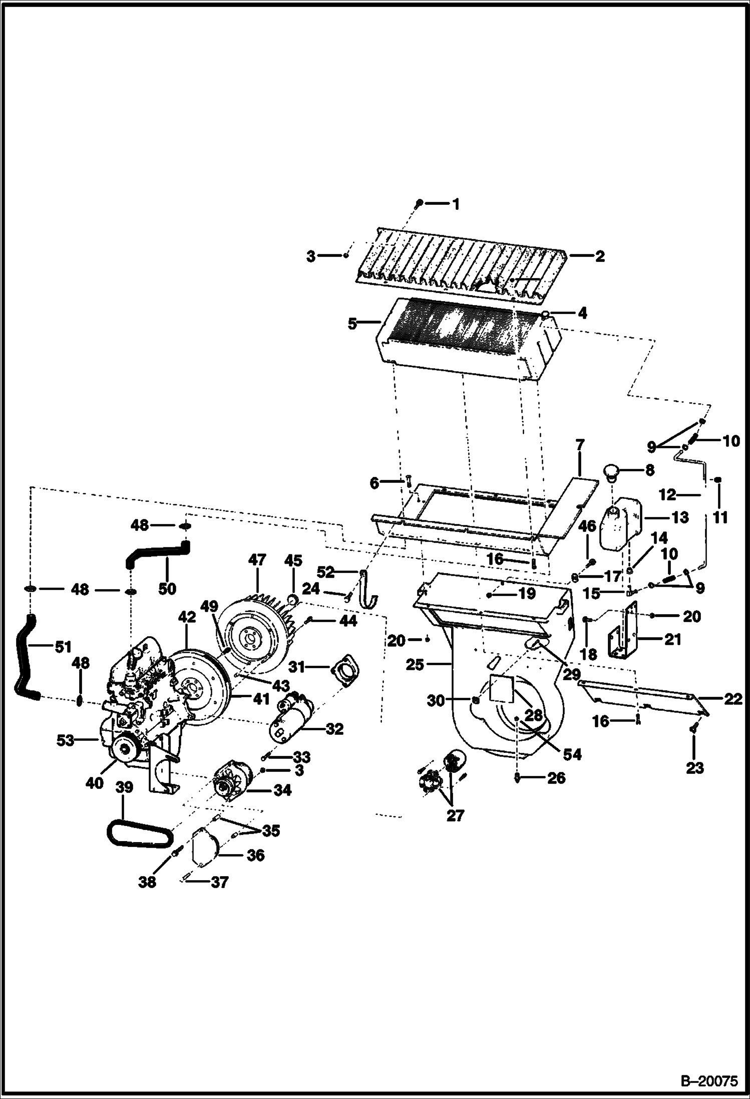ДВИГАТЕЛЬ И КРЕПЕЖНЫЕ ДЕТАЛИ (ДВИГАТЕЛЬ FORD)