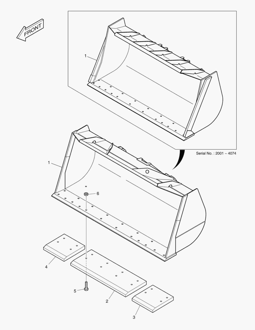 2230 BUCKET-3.0гЋҐ-CUTTING EDGE(KOREA)