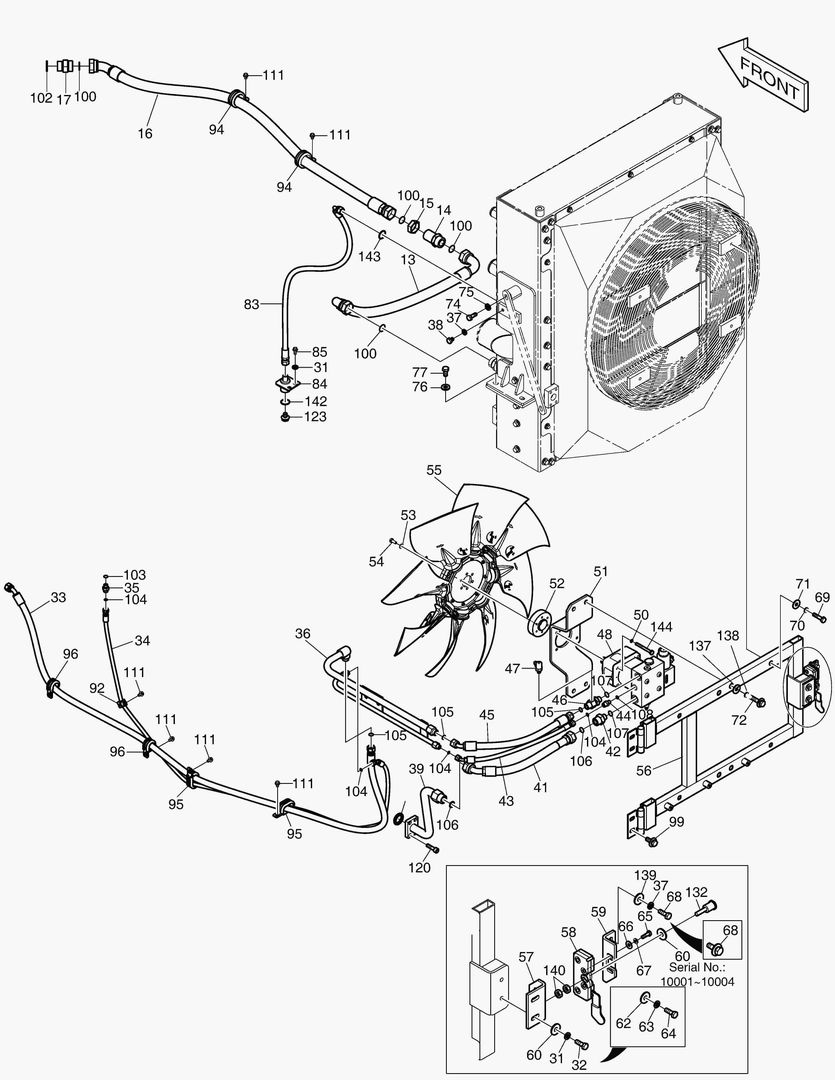 1070 ENGINE COOLER PIPING(2)