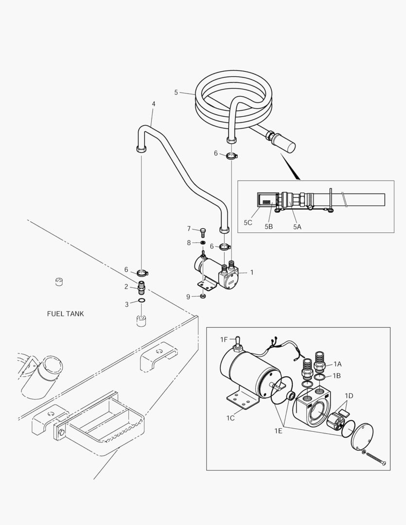 НАСОС ЗАЛИВНОЙ ГОРЛОВИНЫ ТОПЛИВА-ОПЦИЯ