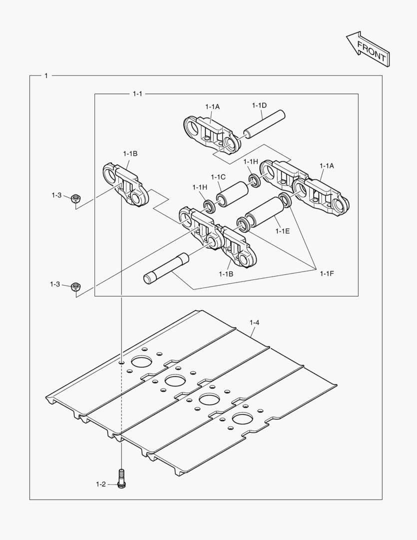БАШМАК ГУСЕНИЦЫ - 900G