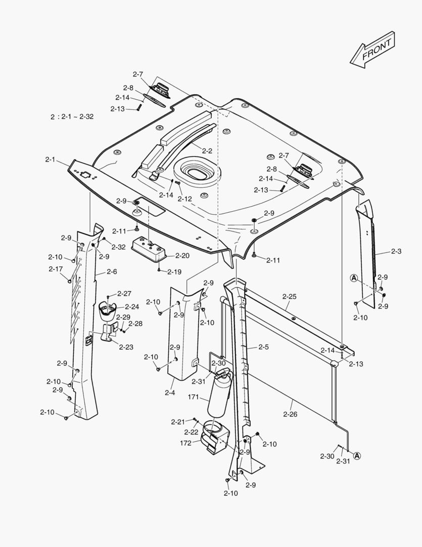 КАБИНА(3) - ВНУТРЕННИЕ ЛИСТЫ