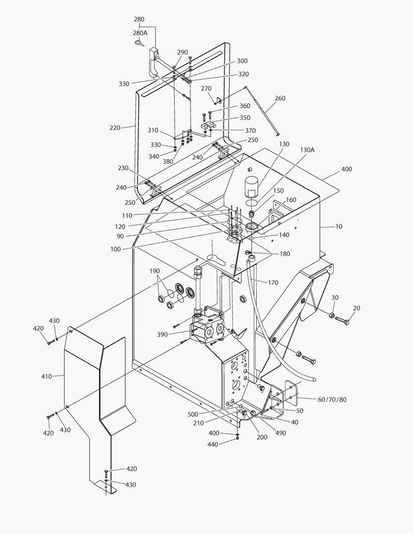 Спецтехника G200-4 HYDRAULIC TANK