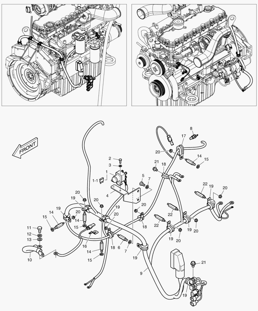 1420 ELECTRIC PARTS - ENGINE [5001~5575]