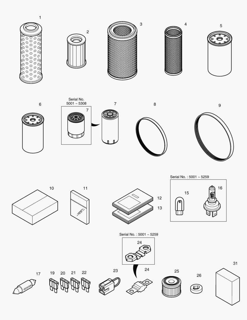 Спецтехника 5110 SPARE PARTS