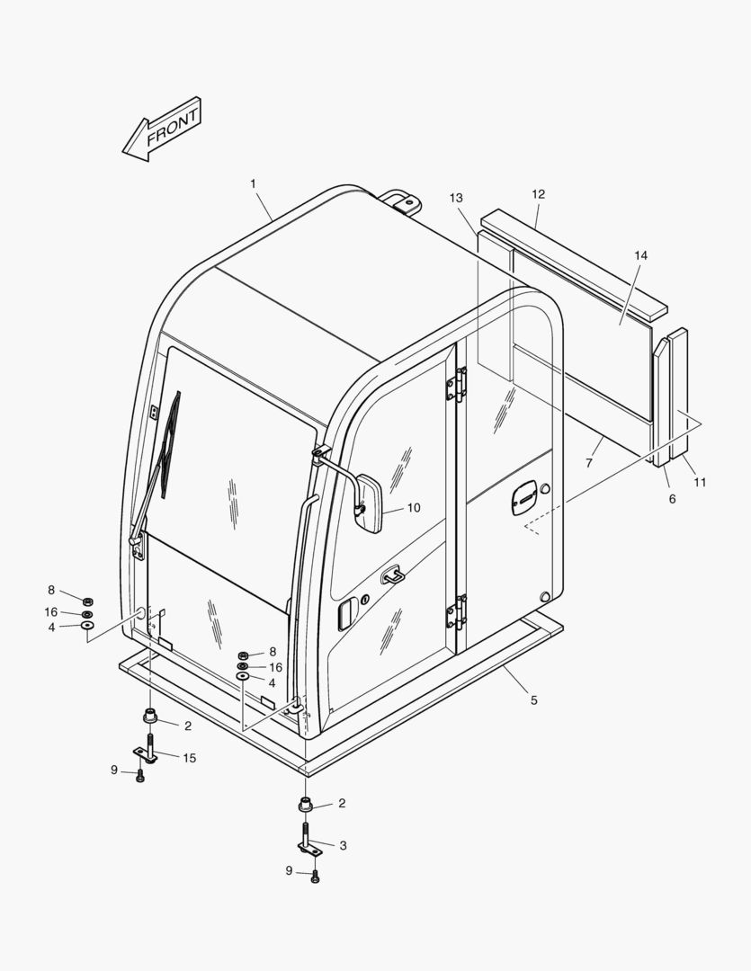 КАБИНА В СБОРЕ