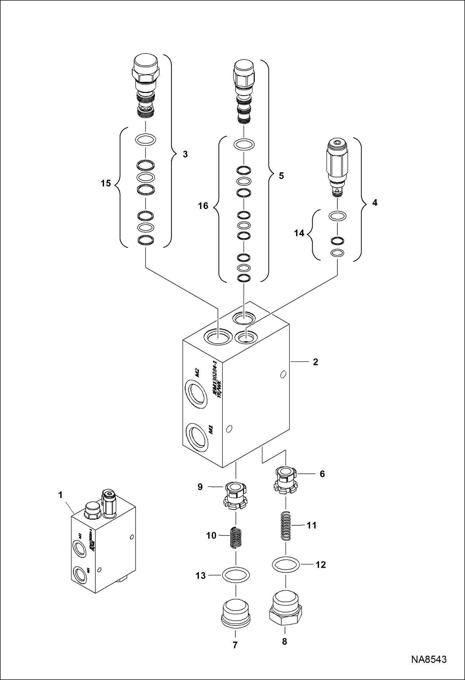 КОСИЛКА-ИЗМЕЛЬЧИТЕЛЬ (КЛАПАН) (30FM B1YS) (40FM B1YT) (40FMR B1YU)