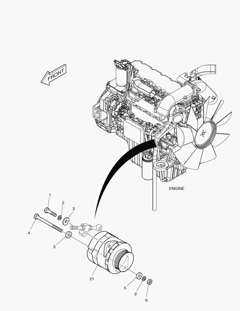ГЕНЕРАТОР ПЕРЕМЕННОГО ТОКА - 80A
