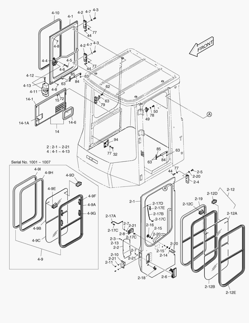 1430 CABIN(2)-ROPS & FOPS