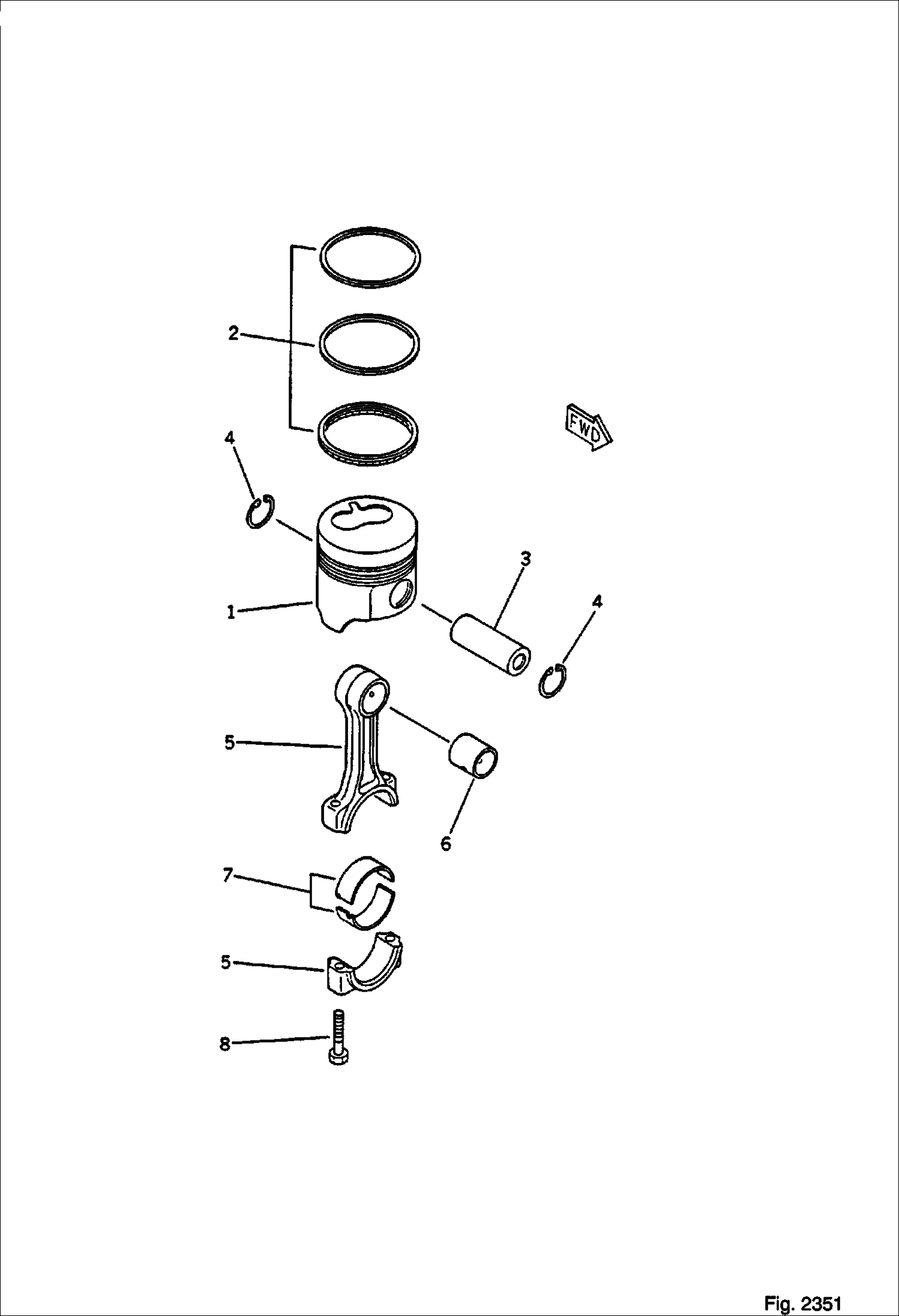 ПОРШЕНЬ И СОЕДИНИТЕЛЬНАЯ ТЯГА