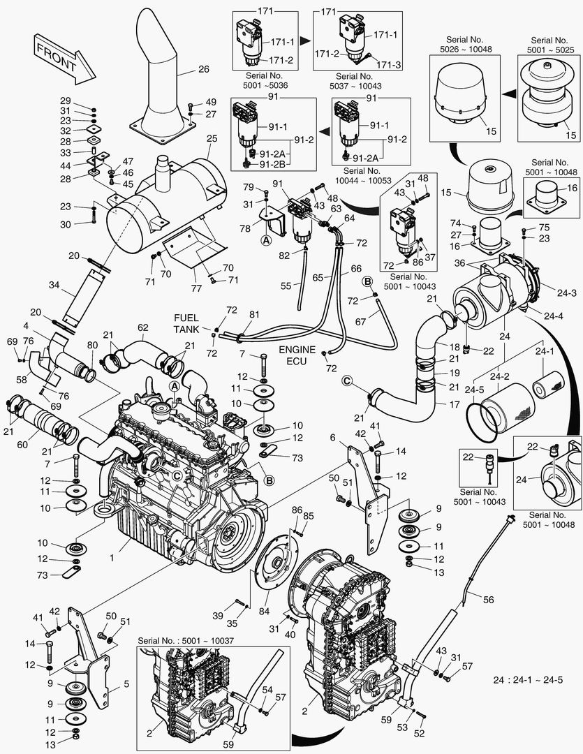 МОНТАЖ ДВИГАТЕЛЯ