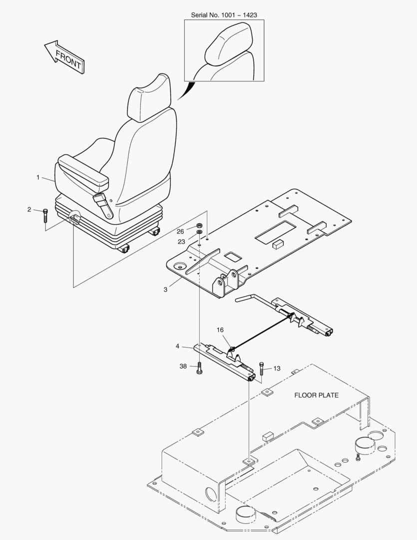 УСТАНОВКА СИДЕНЬЯ