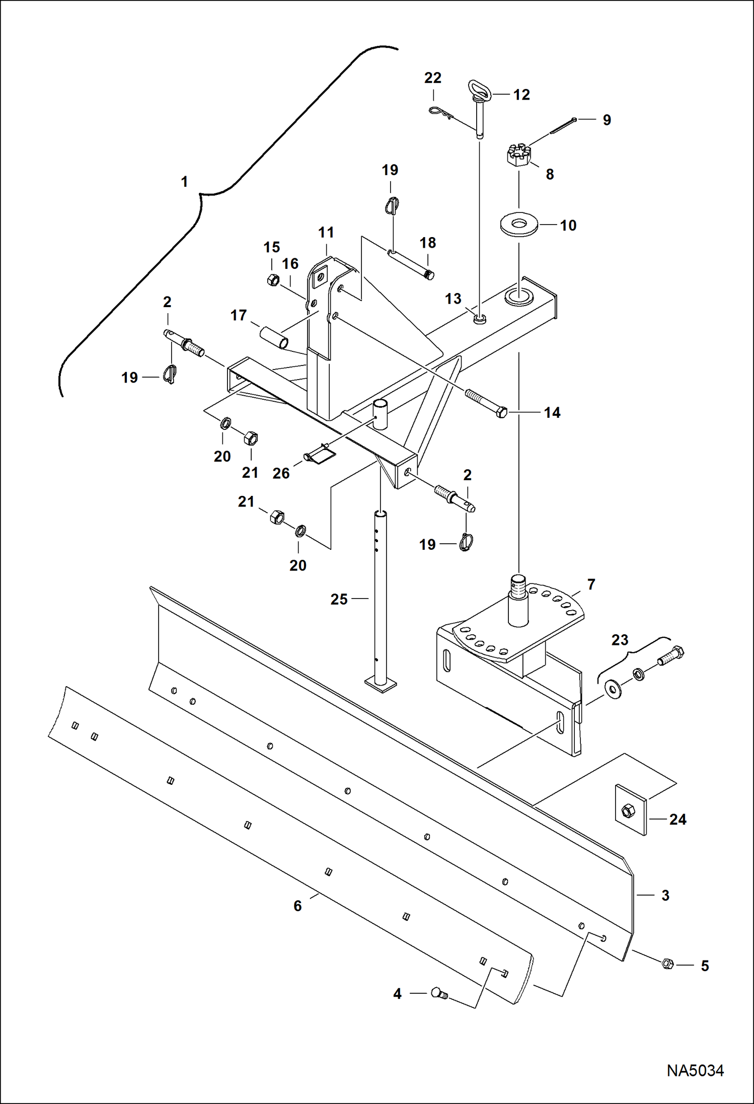 ПОВОРОТНЫЙ ОТВАЛ (РАМА И ОТВАЛ) (3AB60 AKZY) (3AB72 AKZZ) (3AB84 AL11) (3AB96 AL12)