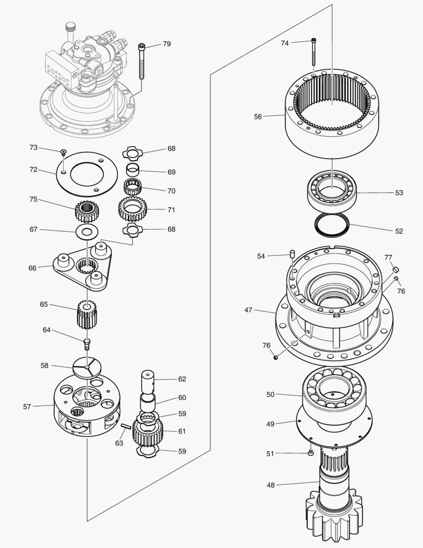 ПОВОРОТНАЯ ПОНИЖАЮЩАЯ ПЕРЕДАЧА