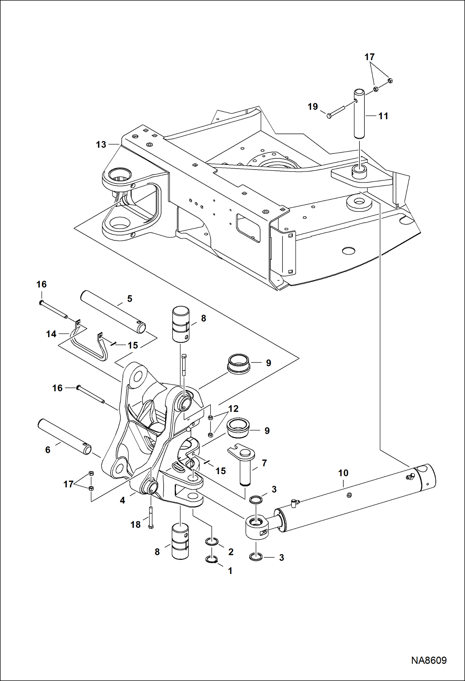 ПОВОРОТНАЯ РАМА СТРЕЛЫ