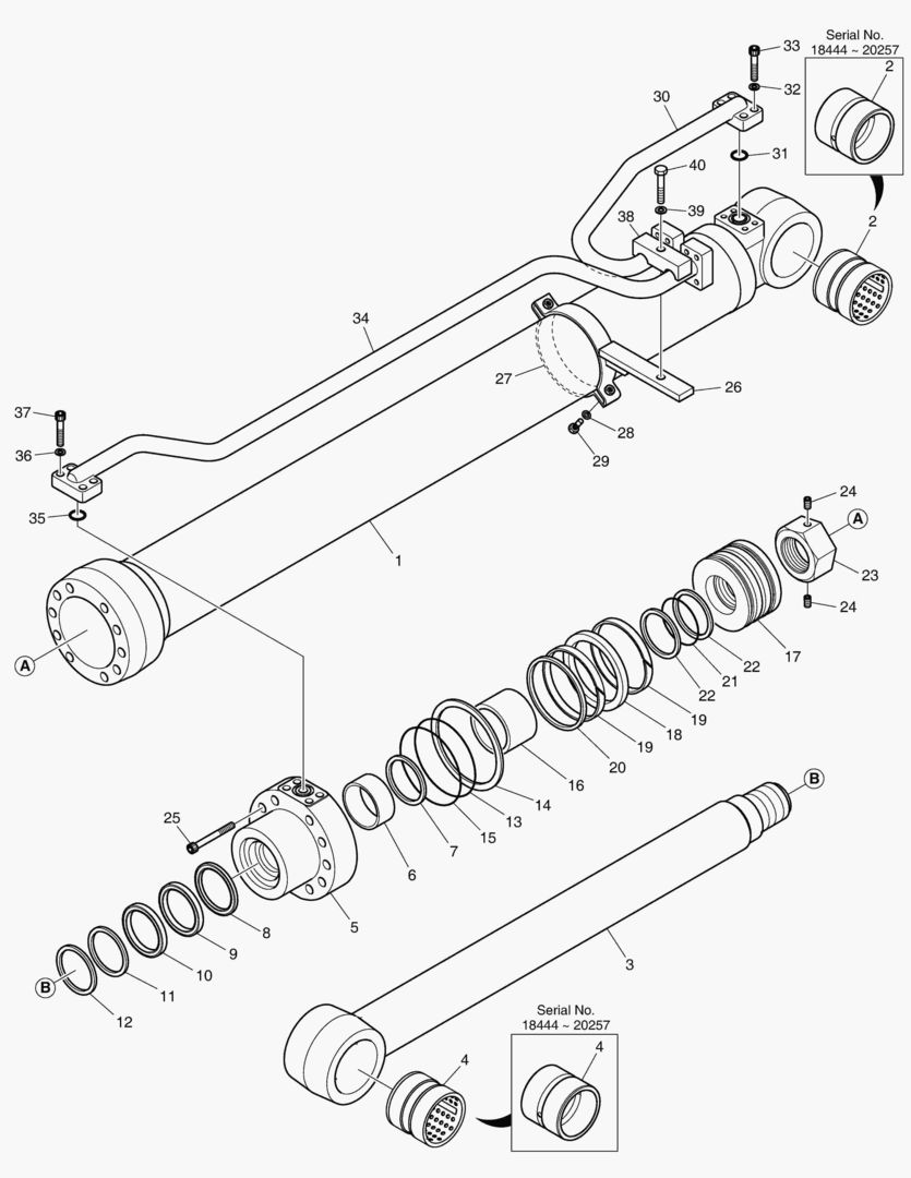 4251 BOOM CYLINDER - L.H. [18444~]