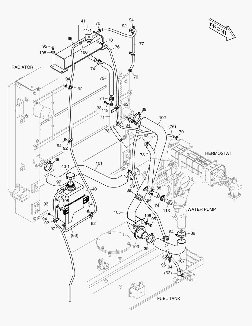 ТУБОПРОВОД МАСЛЯНОГО РАДИАТОРА (1)