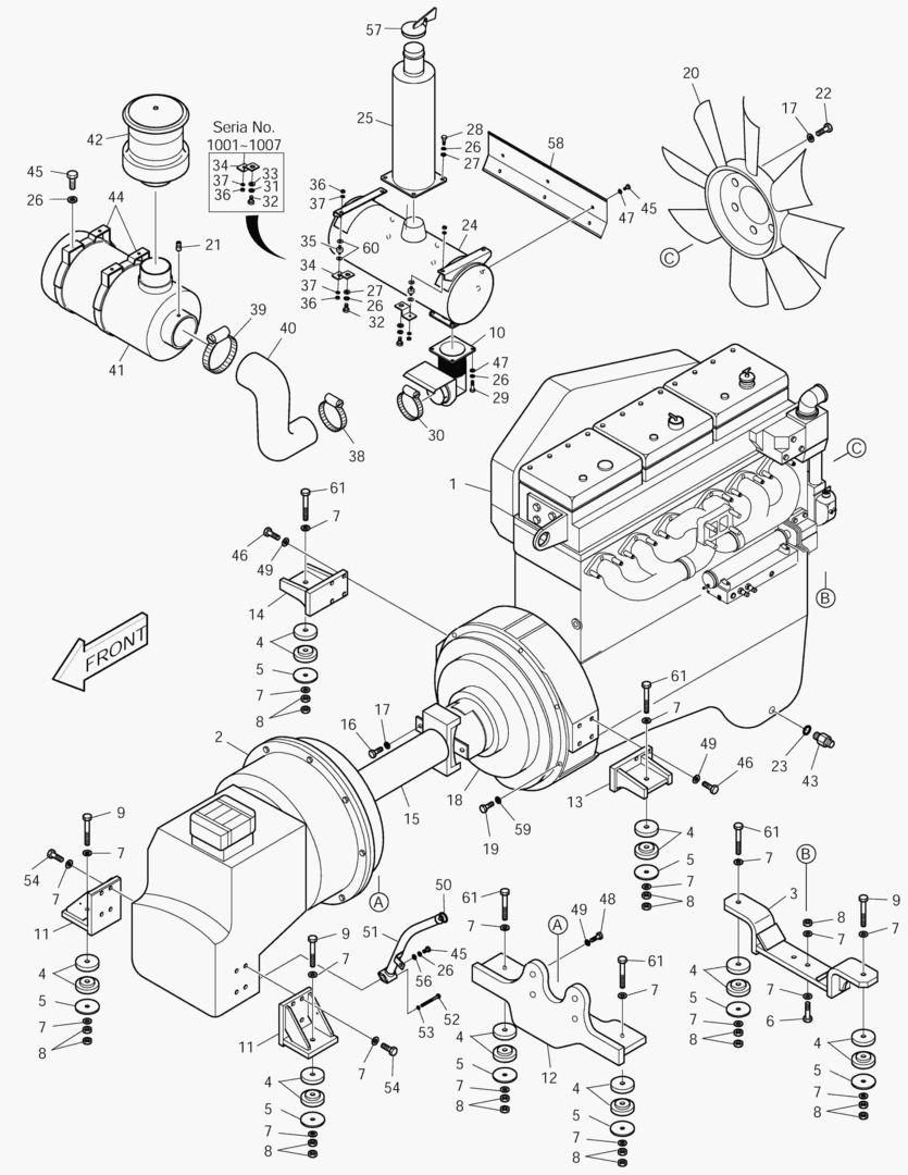МОНТАЖ ДВИГАТЕЛЯ