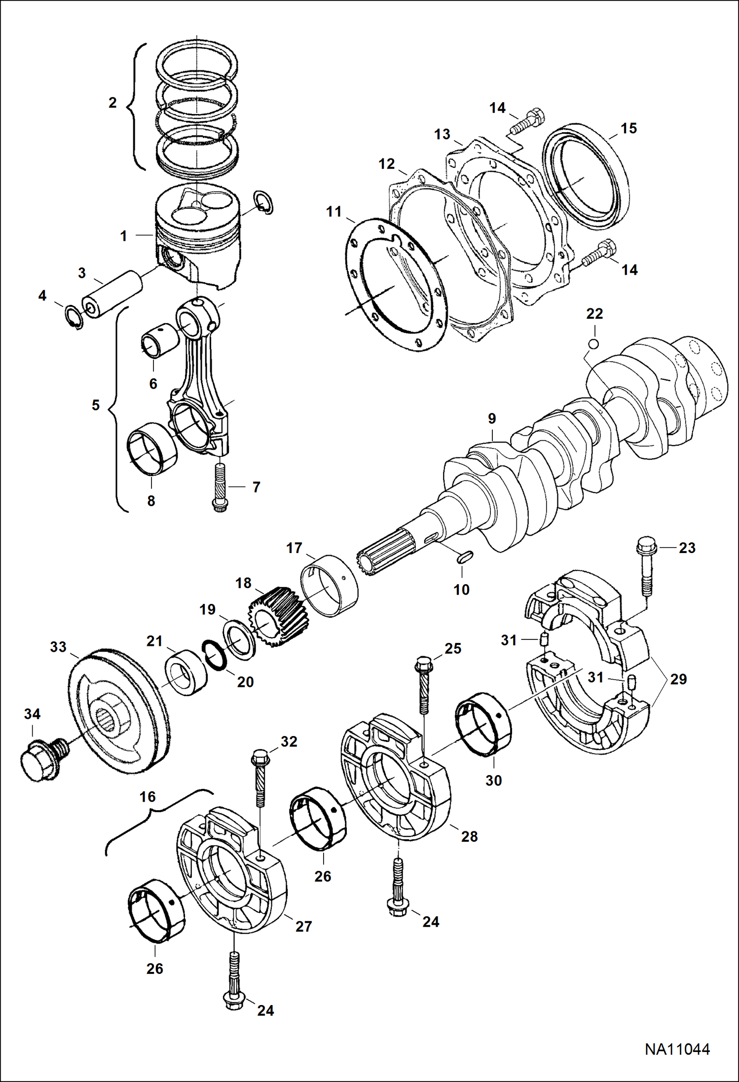 ПОРШНИ И КОЛЕНВАЛ