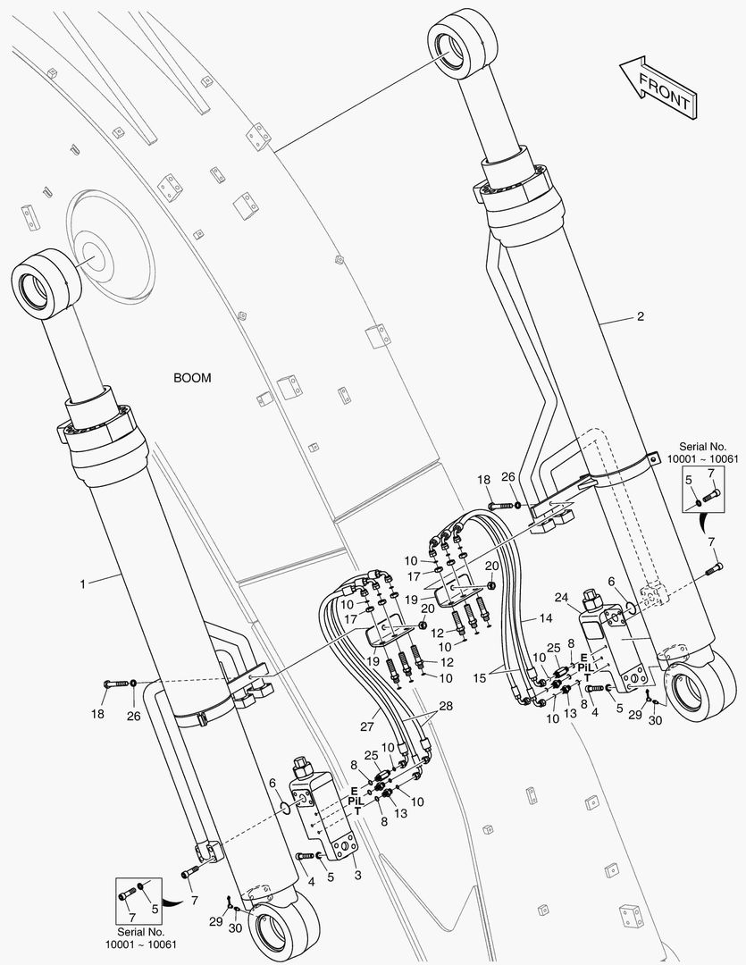 ГИДРОСИСТЕМА СТРЕЛЫ-ГИДРОЗАМОК