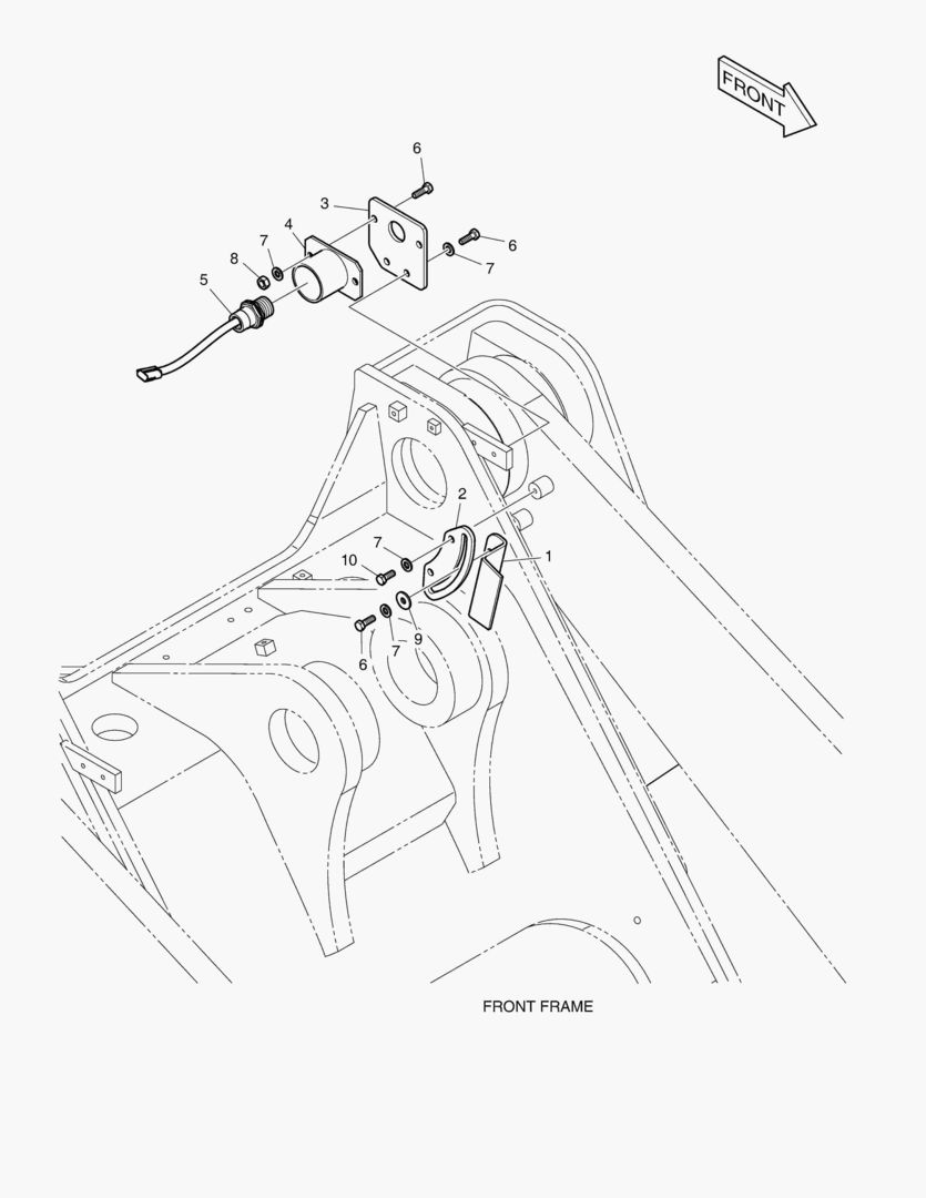 УДАРНАЯ РУКОЯТЬ ПОДЪЕМА В СБОРЕ