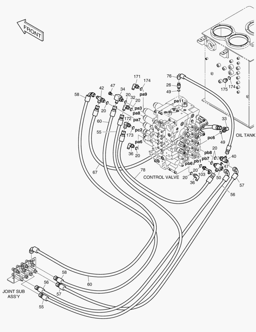 ТРУБОПРОВОД СЕРВОУПРАВЛЕНИЯ(4)