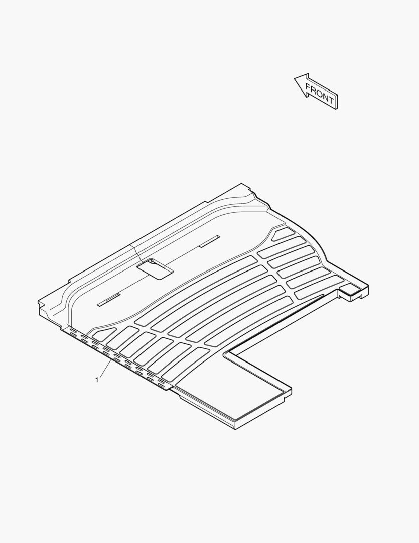 КОВРИК НА ПОЛУ КУЗОВА