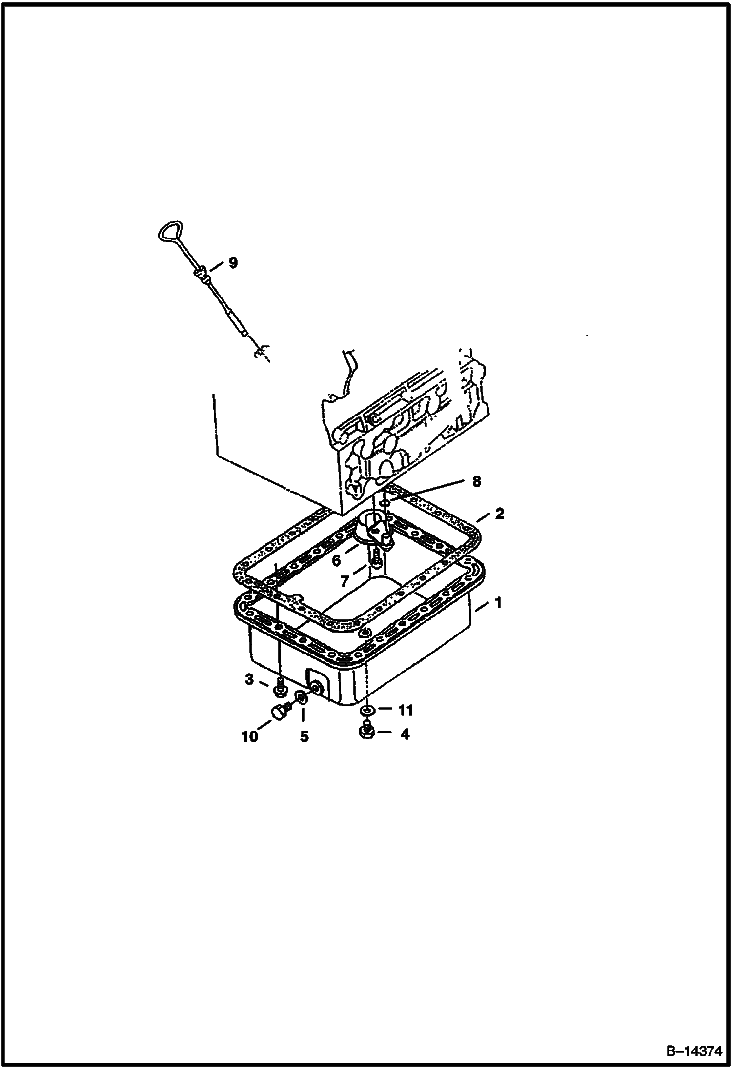Схема МАСЛЯНЫЙ ПОДДОН