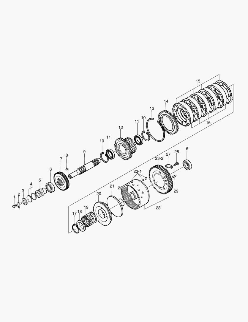 3360 MIDDLE SHAFT ASS`Y [10481~]