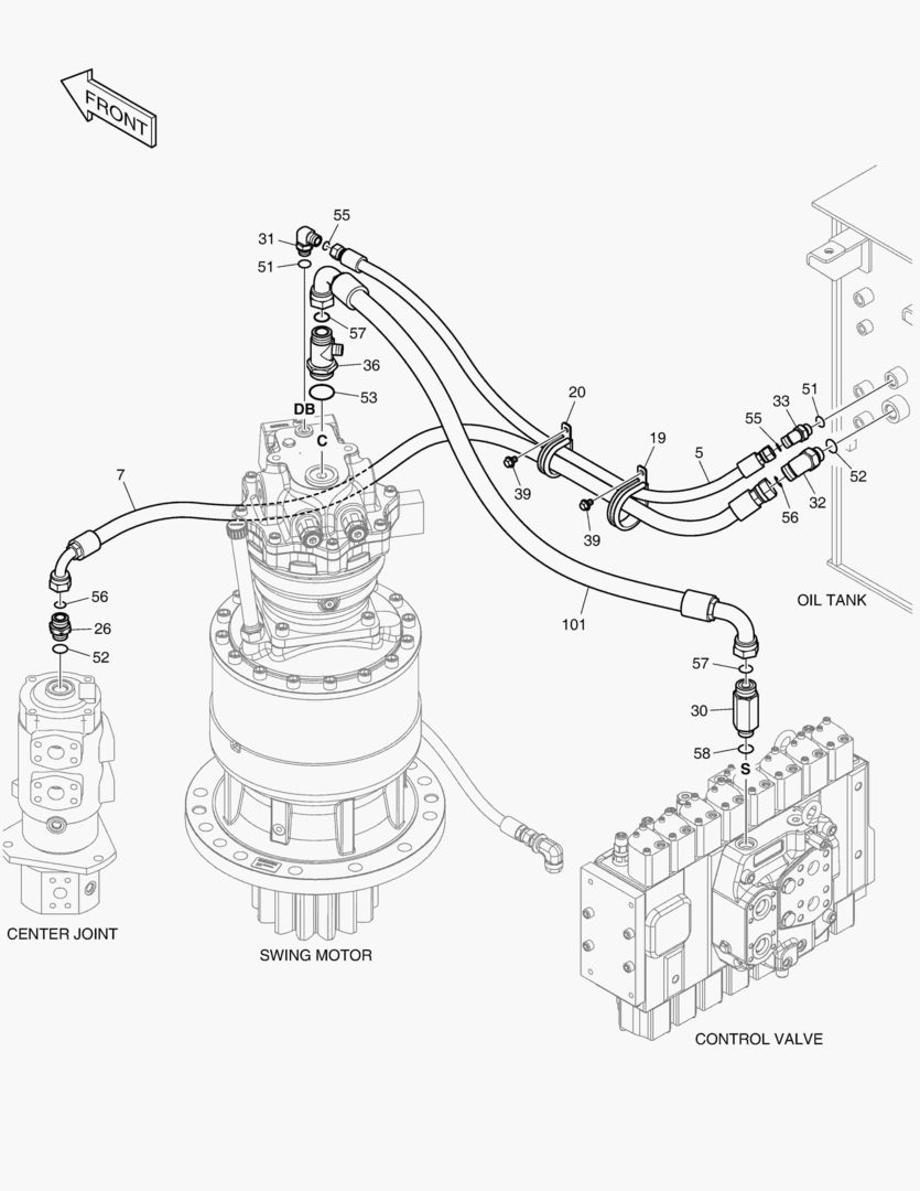 ТУБОПРОВОД МАСЛЯНОГО РАДИАТОРА(3)