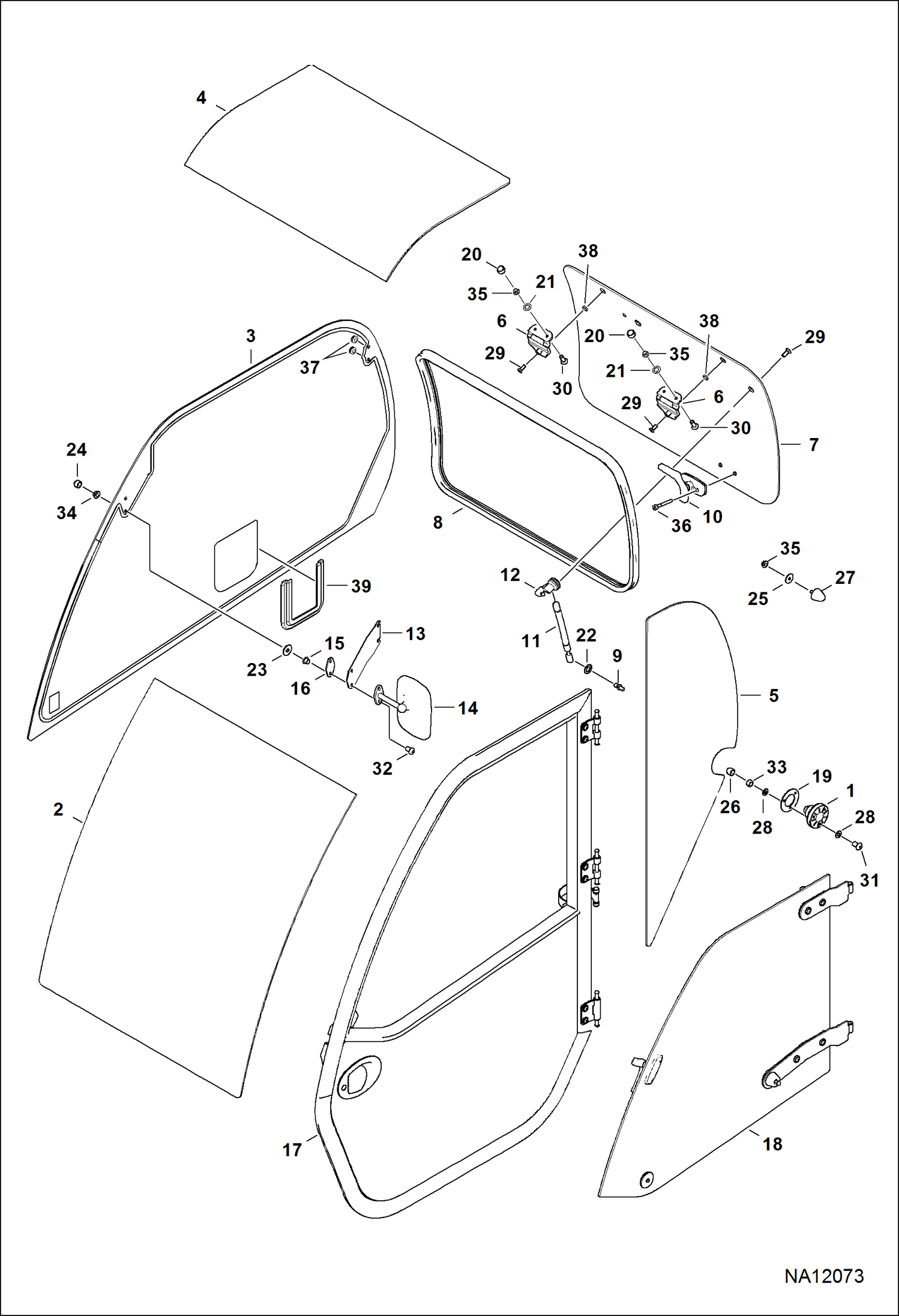КАБИНА ОПЕРАТОРА (ВНЕШНЯЯ ЧАСТЬ)