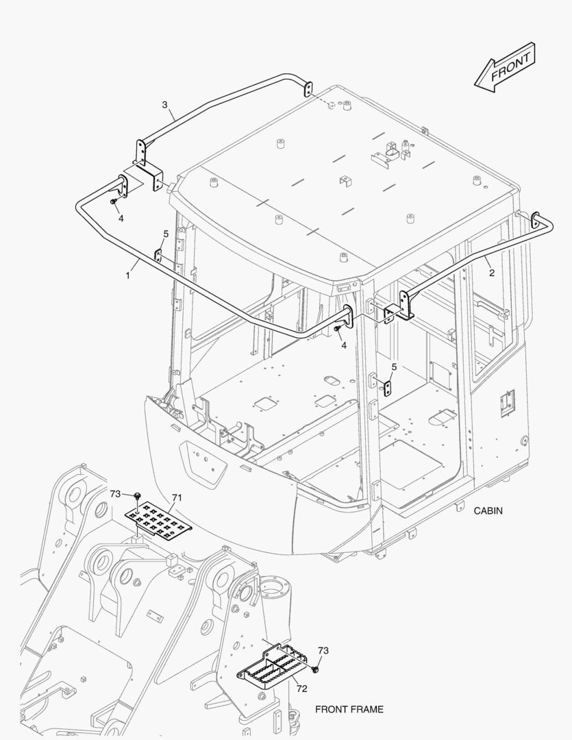 5520 HAND RAIL ASS`Y