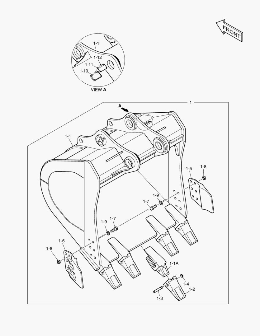 6810 BUCKET ASS`Y - 2.16mВі