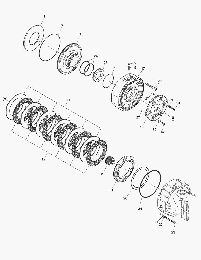 Спецтехника 3600 BRAKE - FRONT AXLE(LSD) - главное фото