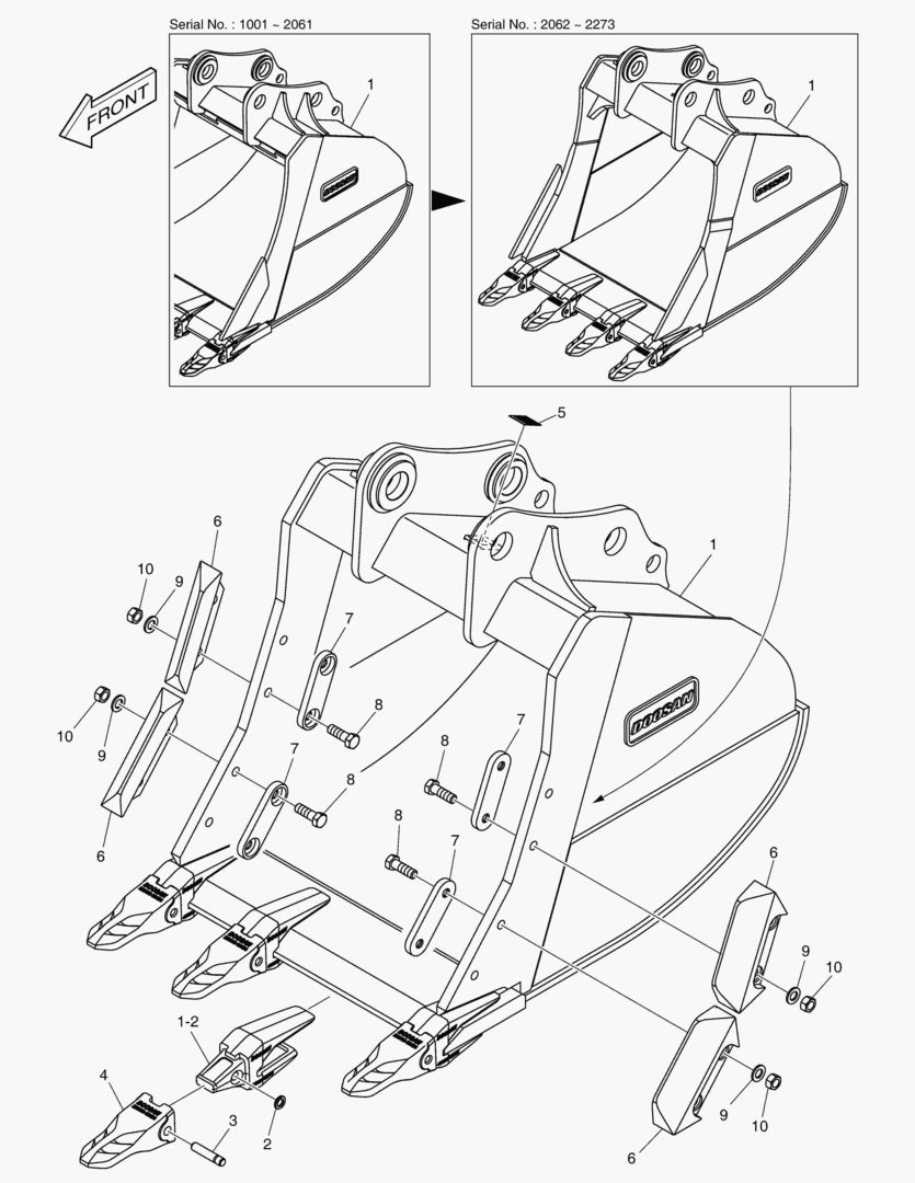 Схема 7470 BUCKET ASSВґY - 0.91mВі - S CLASS
