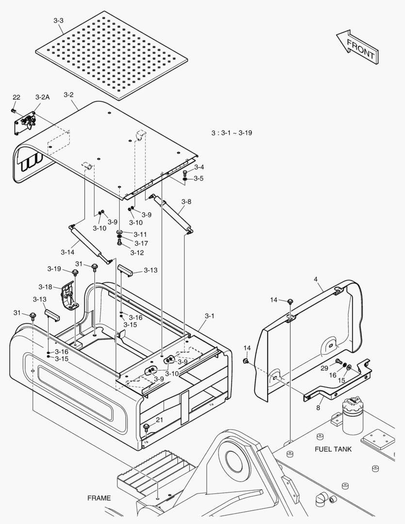 КРЫШКА АККУМУЛЯТОРА