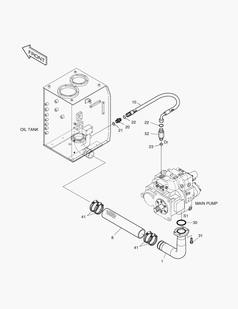 ТУБОПРОВОД МАСЛЯНОГО РАДИАТОРА(2)