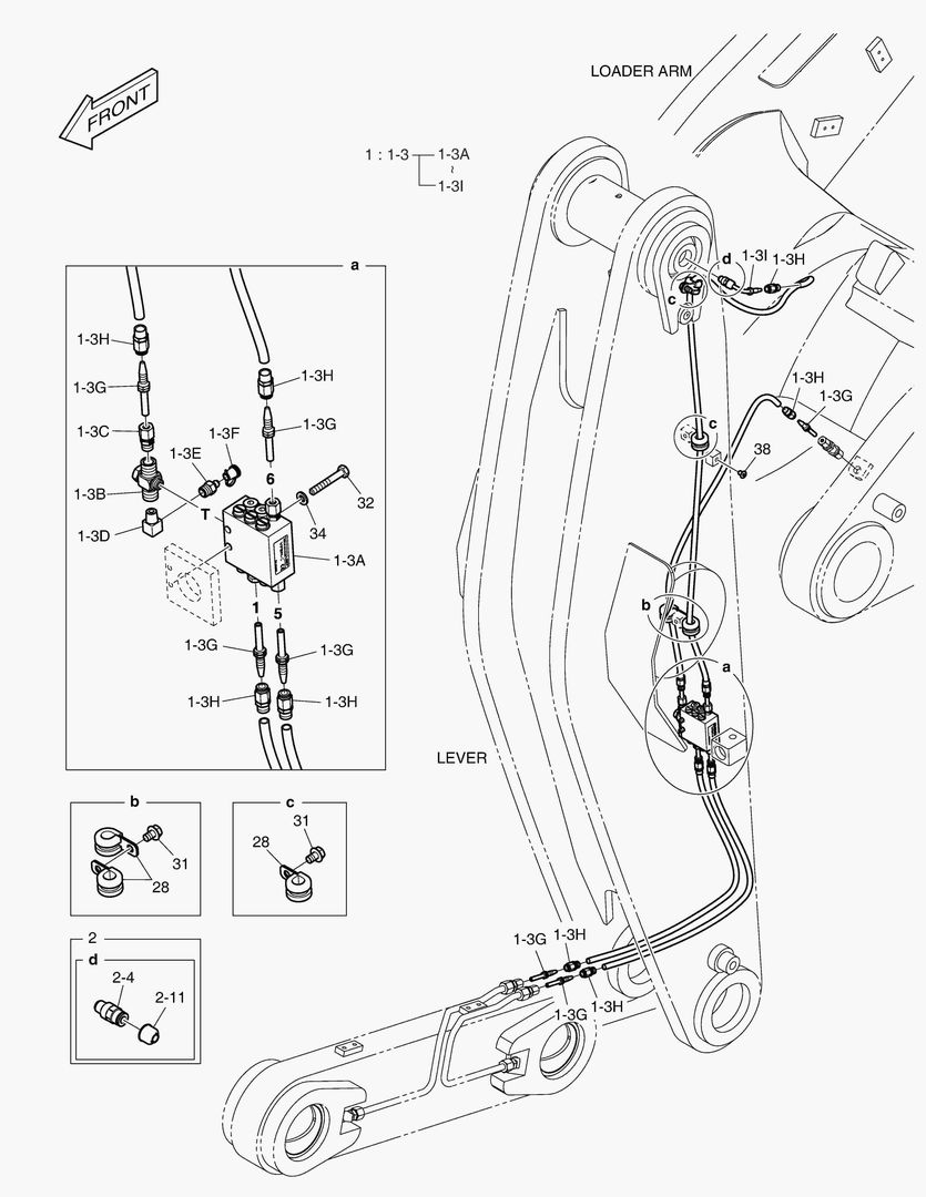 6050 LUBRICATION - FEEDER(TILT LEVER) [10064~]