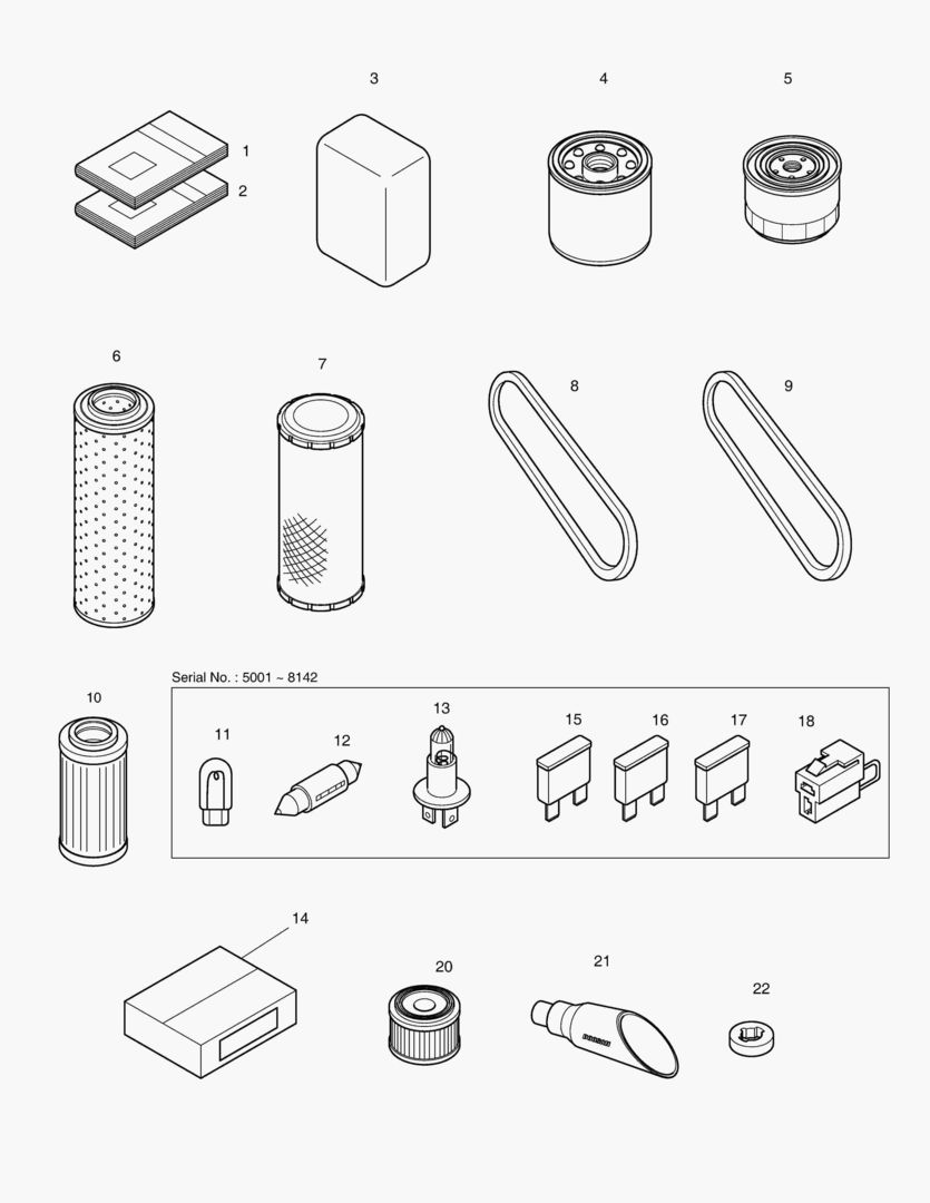 Спецтехника 5110 SPARE PARTS