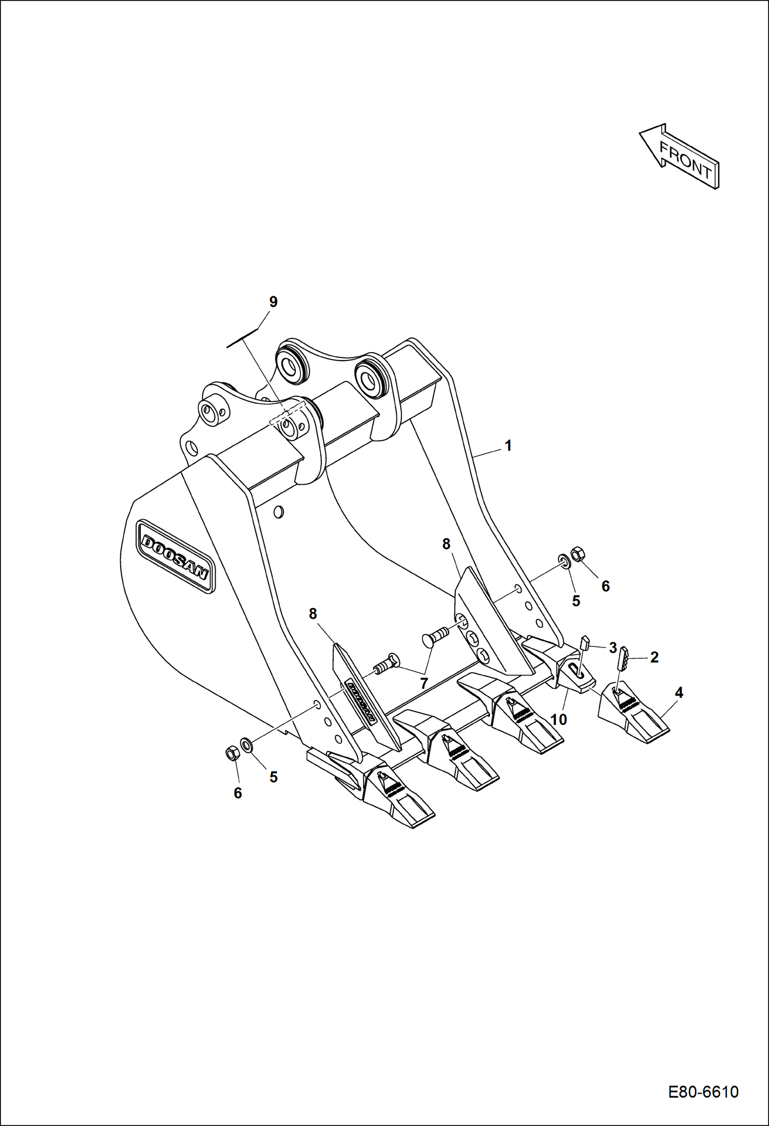 КОВШ (0,28 М КУБИЧЕСКИЕ) (G КЛАСС)