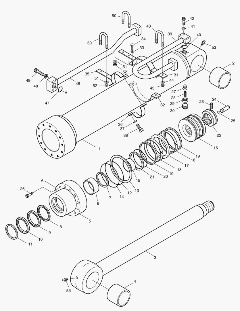 4410 ARM CYLINDER-HEAVY DUTY [1001~11771]