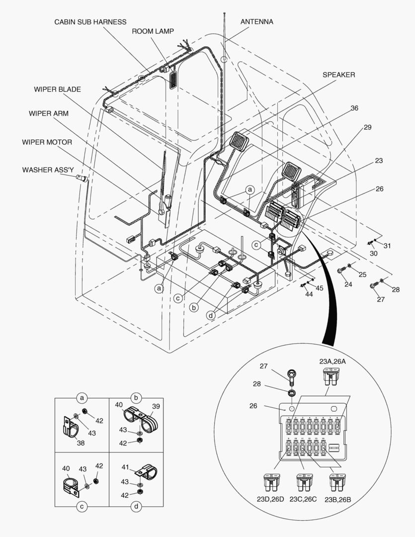 ЭЛЕКТРИЧЕСКИЕ ЗАПЧАСТИ(4)-КАБИНА