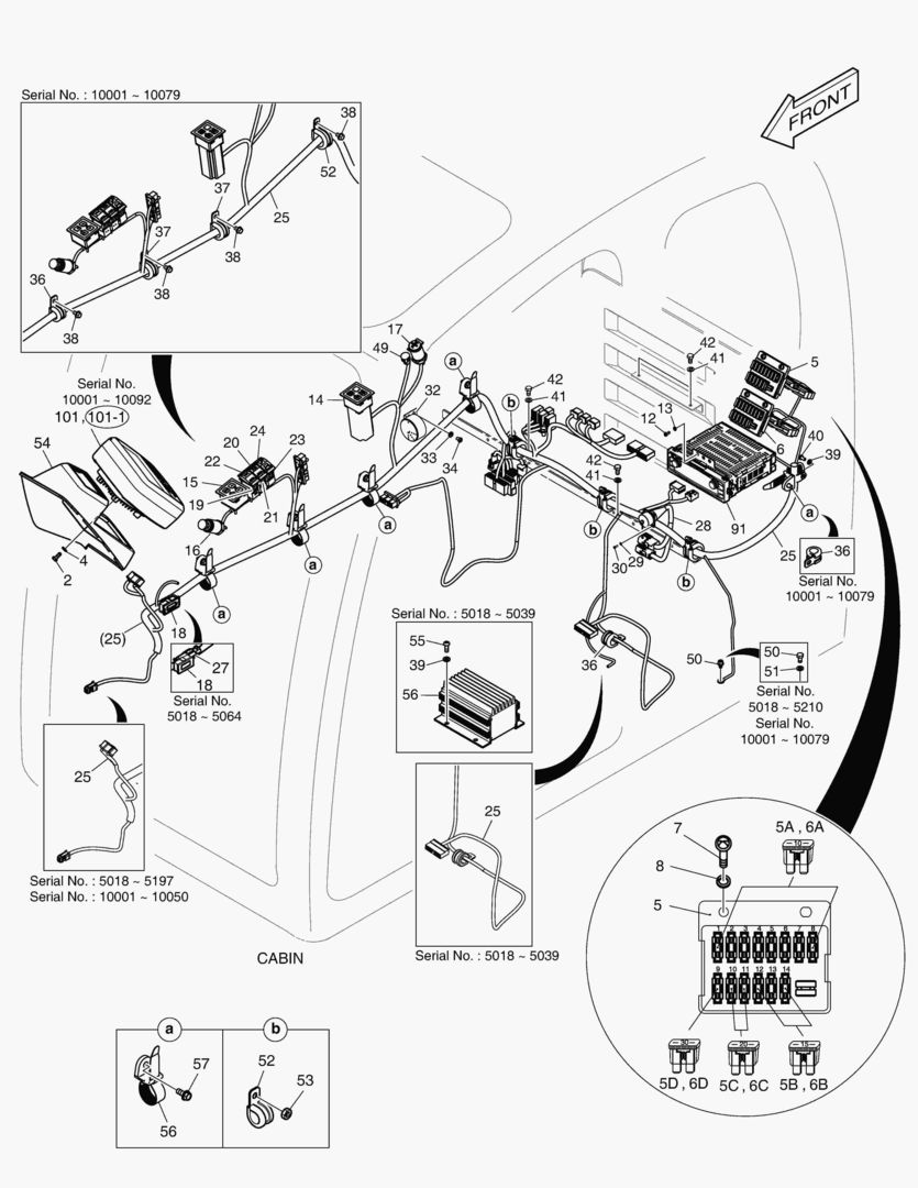 Спецтехника 1731 ELECTRIC PARTS - CABIN [5018~] - главное фото