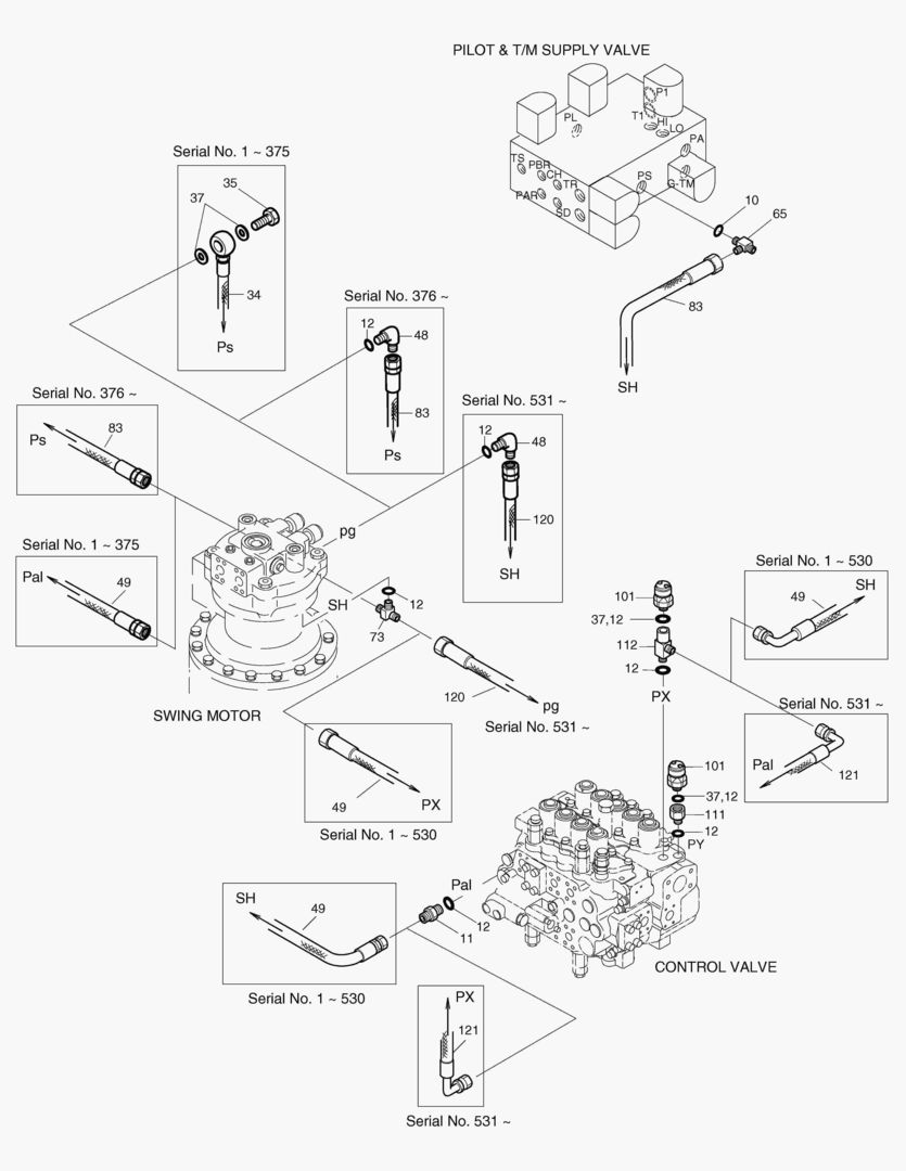 ТРУБОПРОВОД СЕРВОУПРАВЛЕНИЯ(9)