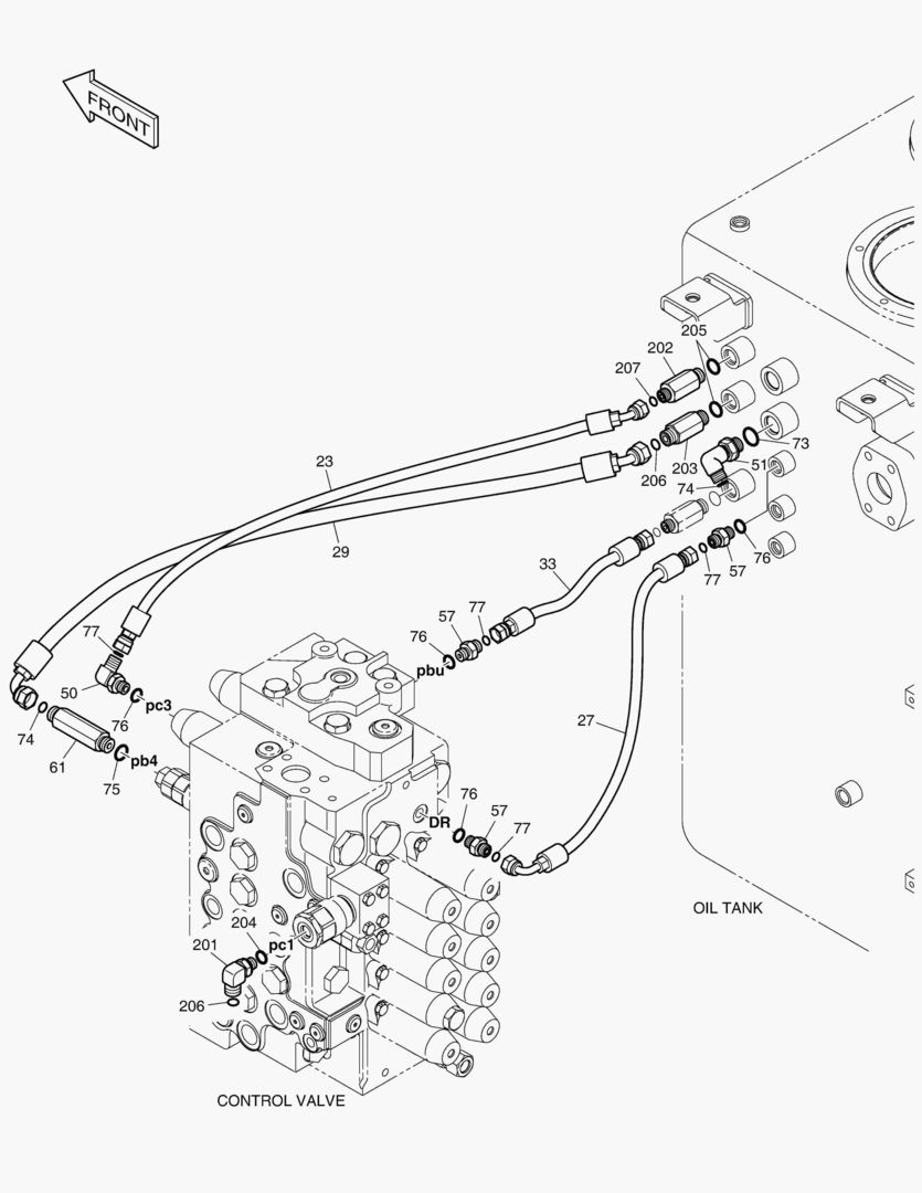ТРУБОПРОВОД СЕРВОУПРАВЛЕНИЯ(5)