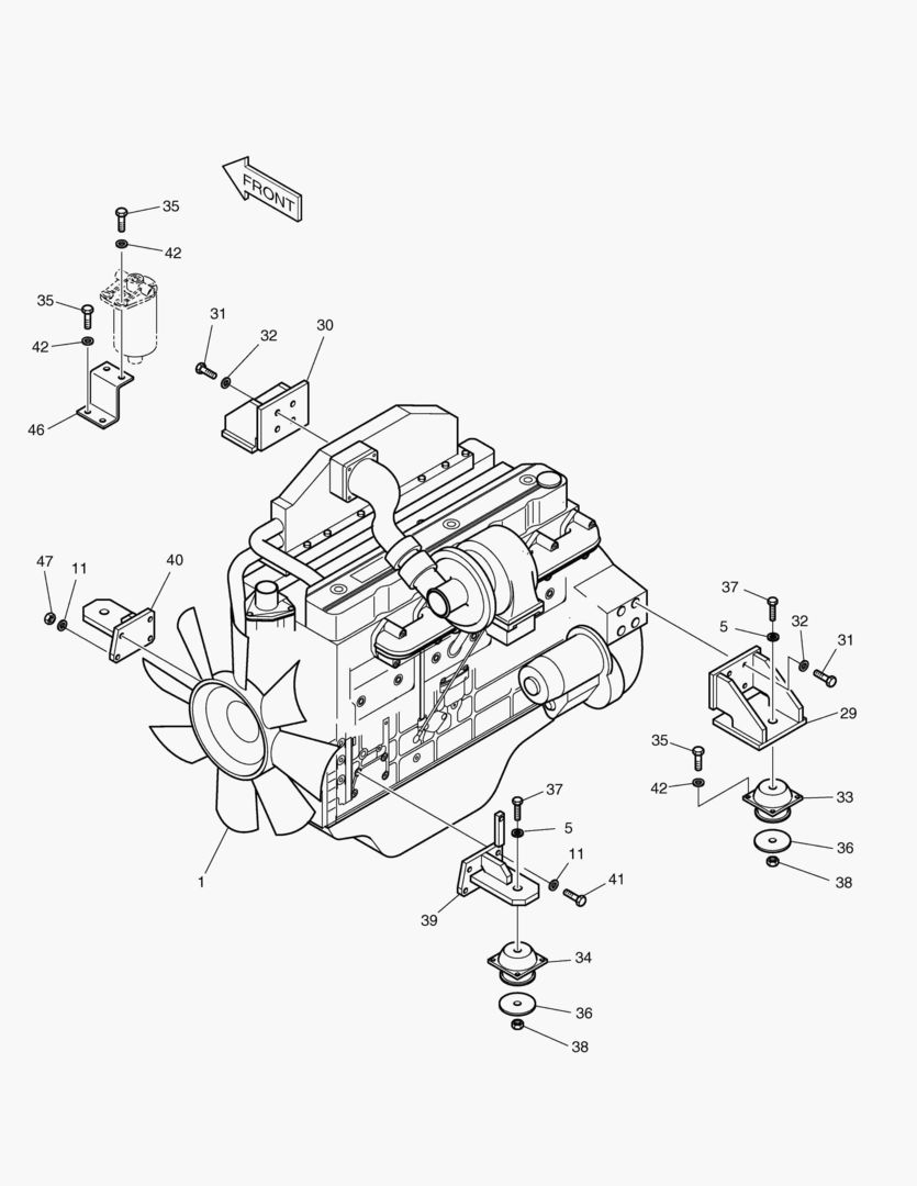 МОНТАЖ ДВИГАТЕЛЯ